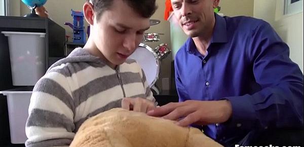  Dad Teaches Son To Fuck His New Doll
